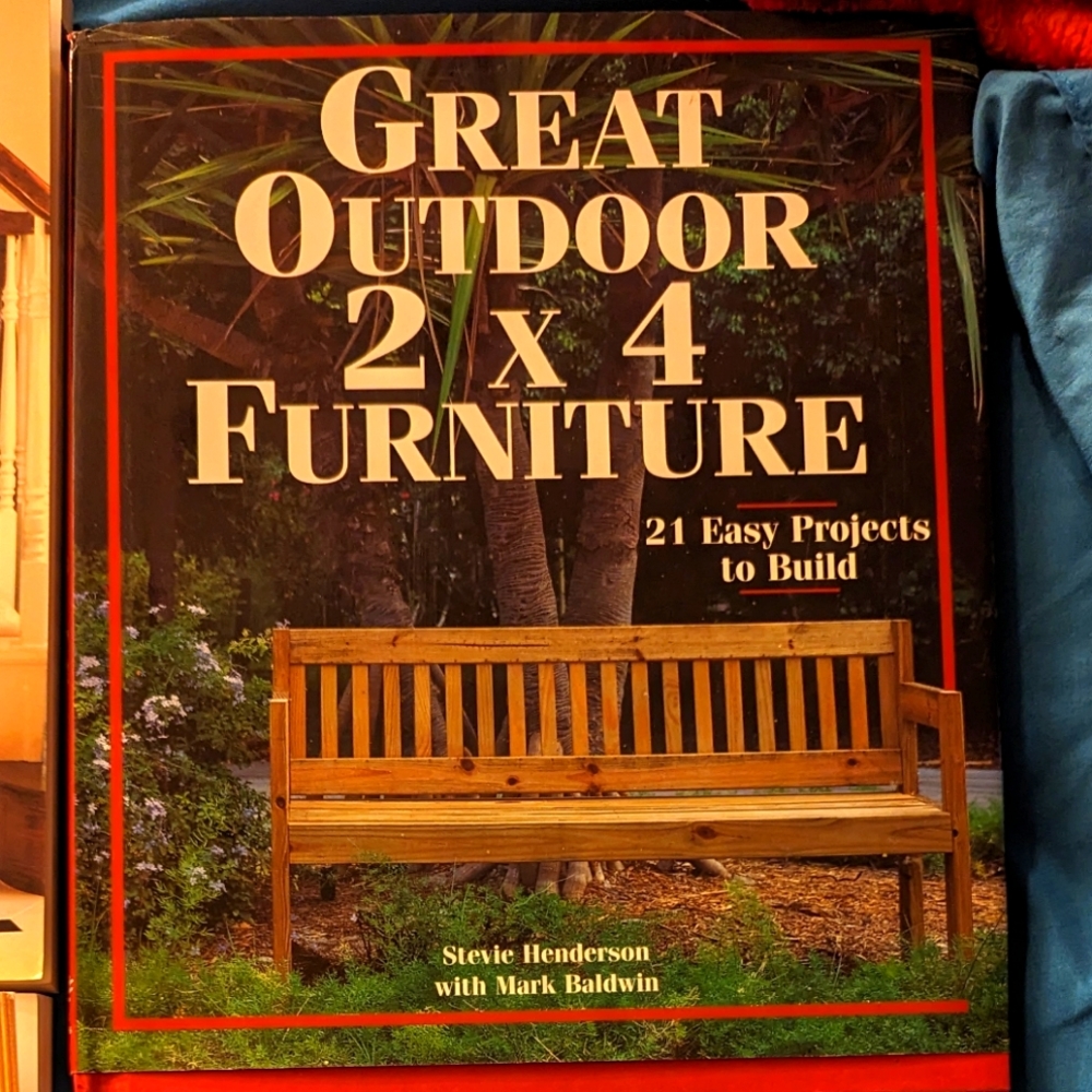 (4) How to Books for building 2x4 furniture & accessories